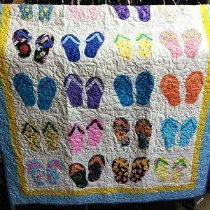 Flip flop hippie quilt